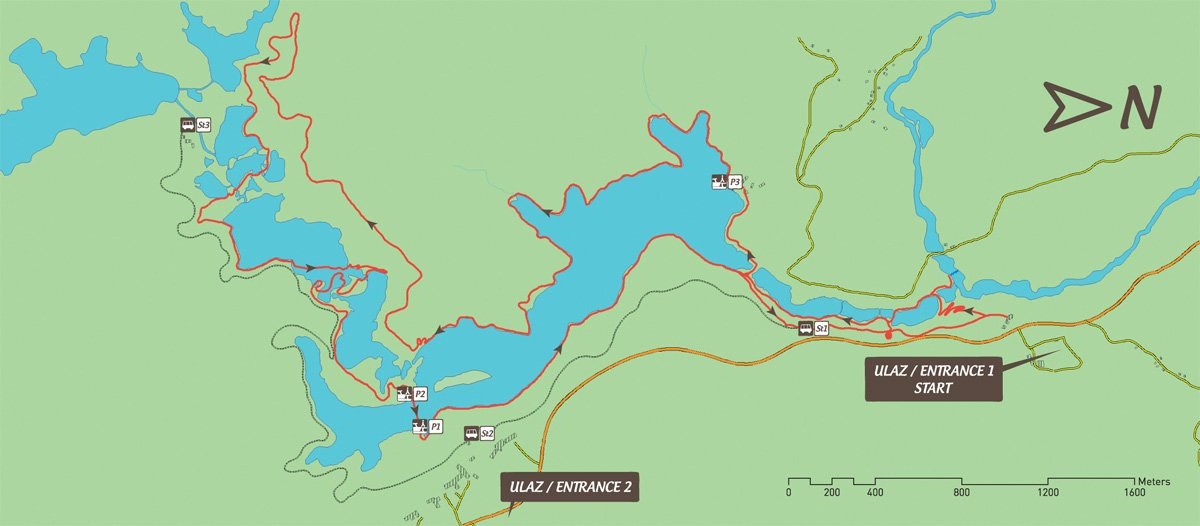 Jeziora Plitwickie - jaką wybrać trasę