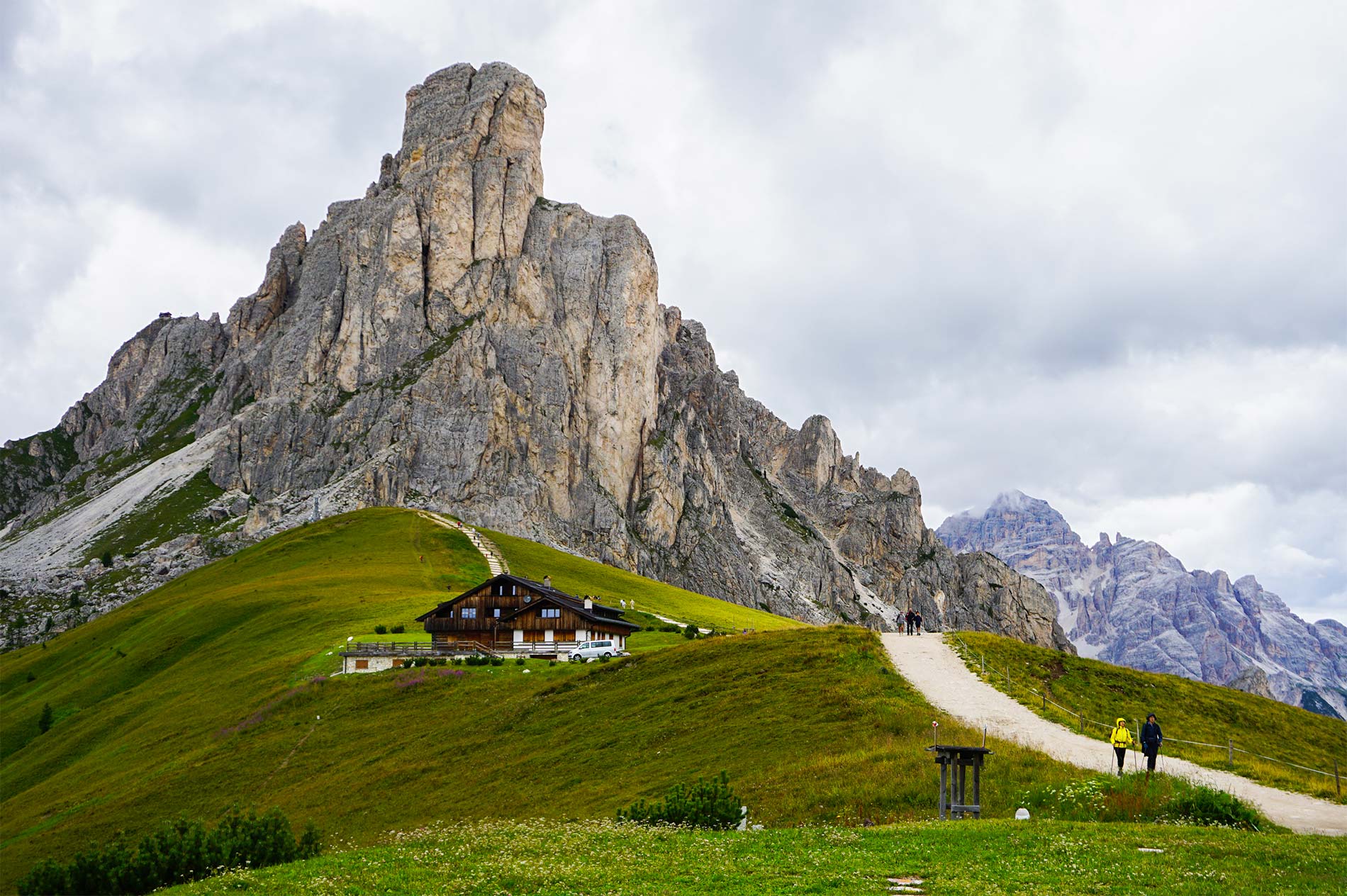 Passo di Giau motocyklem