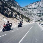 SH20 by a motorcycle, a route through the Albanian Stelvio!