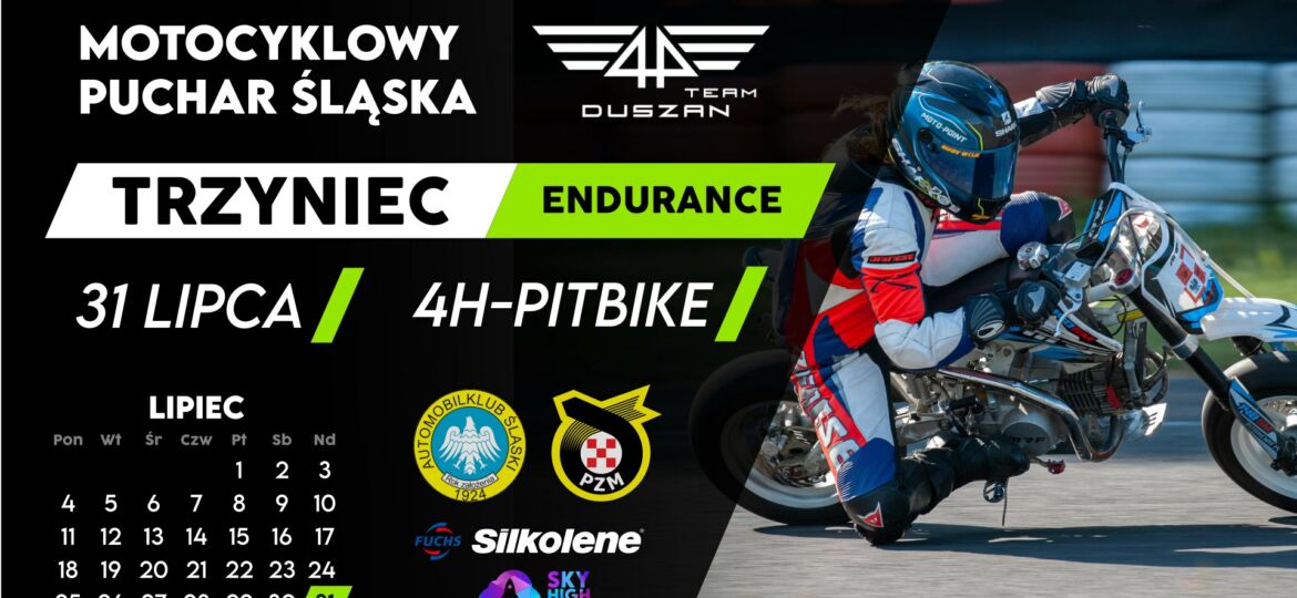 Motocyklowy Puchar Śląska Endurance PitBike - 4h - Trzyniec