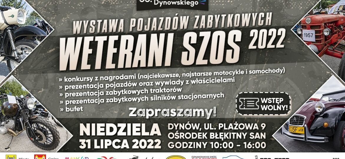 WYSTAWA POJAZDÓW ZABYTKOWYCH I KLASYCZNYCH WETERANI SZOS 2022