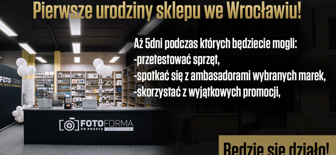 Pierwsze urodziny sklepu we Wrocławiu