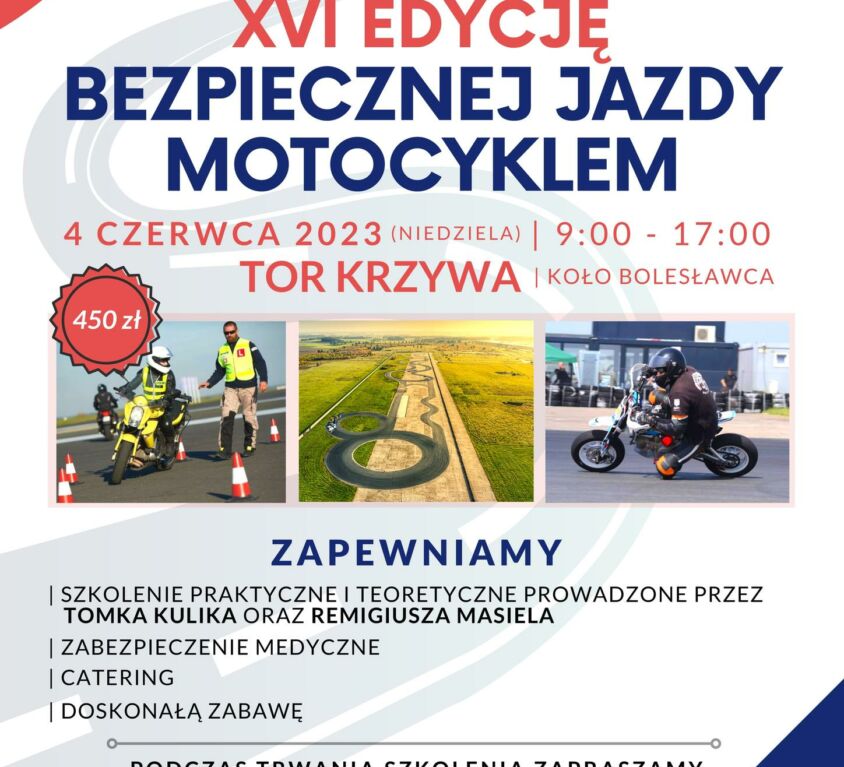 XVI Edycja Bezpiecznej Jazdy Motocyklem - Krzywa 4 czerwca 2023