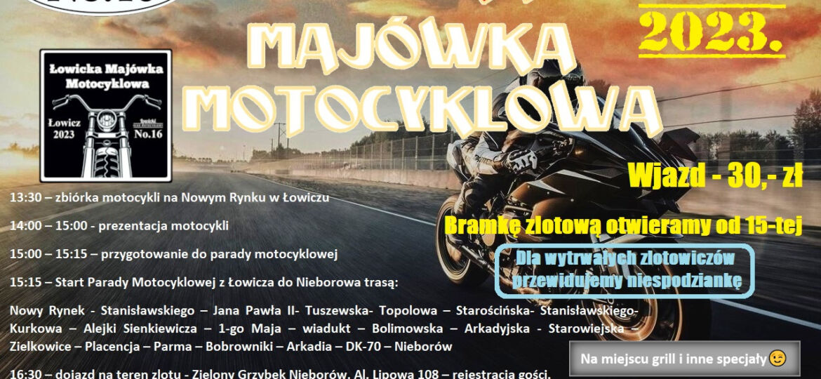 Łowicka Majówka Motocyklowa 2023